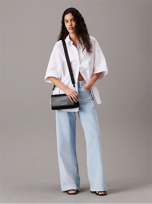 CK MUST SHOULDER BAG_CROCO CALVIN KLEIN | K60K612111/BEH